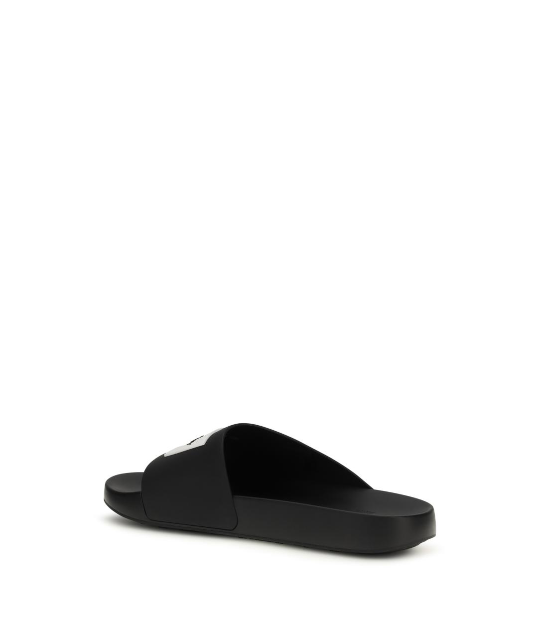 GIVENCHY Черные резиновые шлепанцы, фото 3