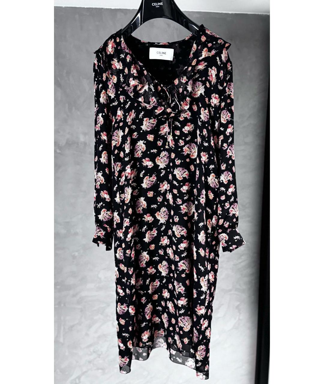 CELINE Мульти повседневное платье, фото 3