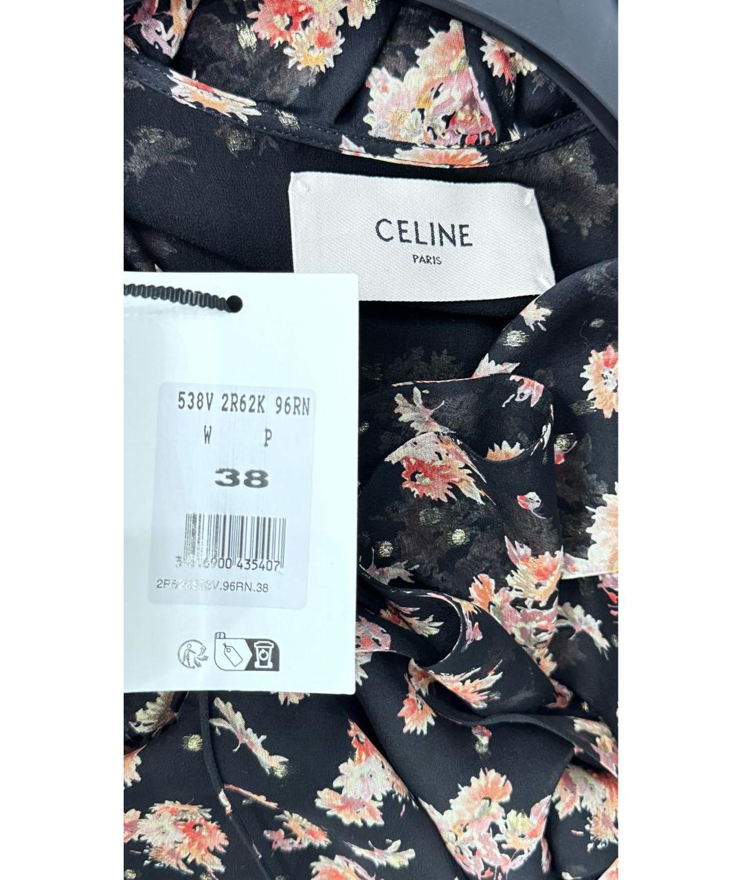 CELINE Мульти повседневное платье, фото 8