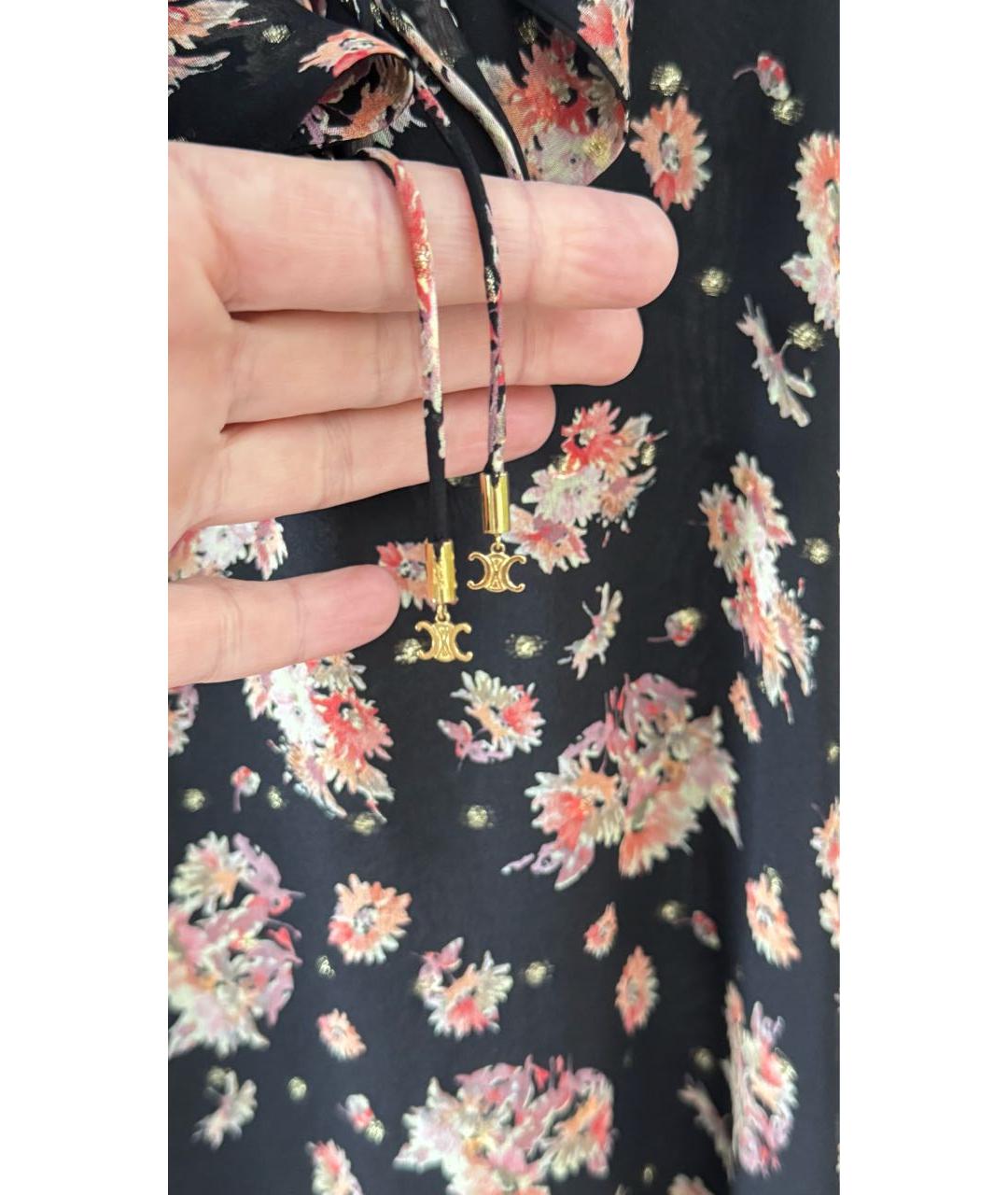 CELINE Мульти повседневное платье, фото 5