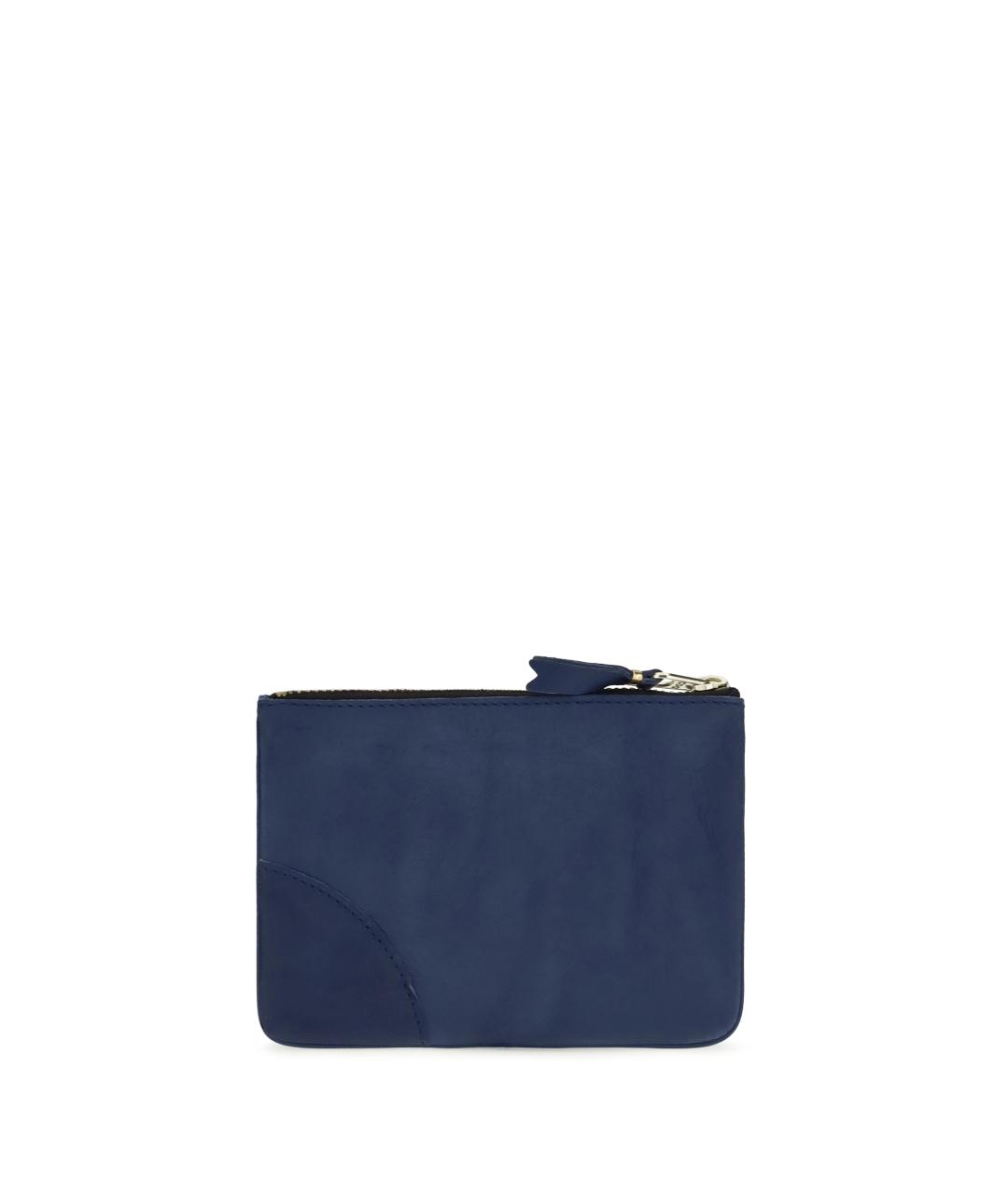 COMME DES GARÇONS WALLET Темно-синий кожаный кошелек, фото 2