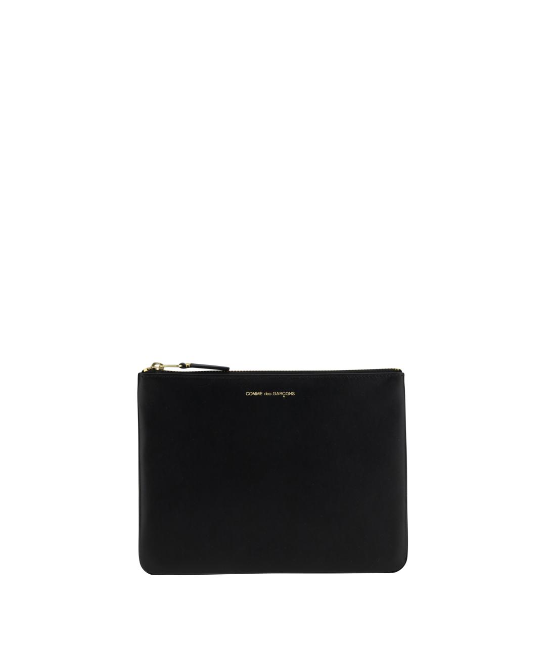 COMME DES GARÇONS Черный кожаный кошелек, фото 1
