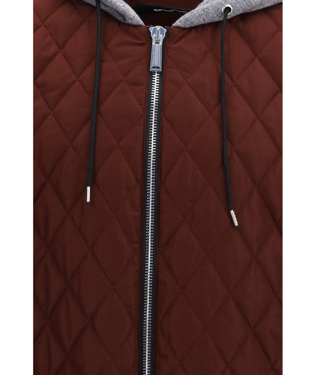 DSQUARED2 Бордовая куртка, фото 3