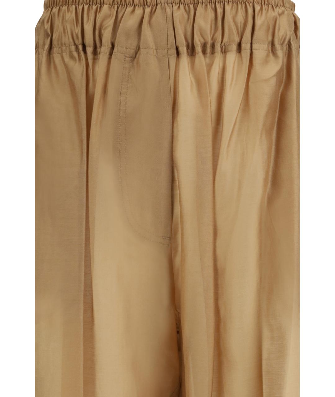 THELATEST Бежевые брюки широкие, фото 3