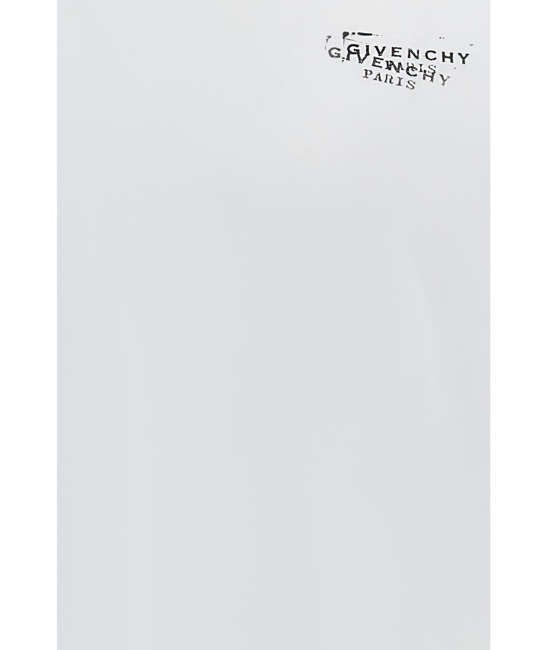 GIVENCHY Белая хлопковая футболка, фото 3
