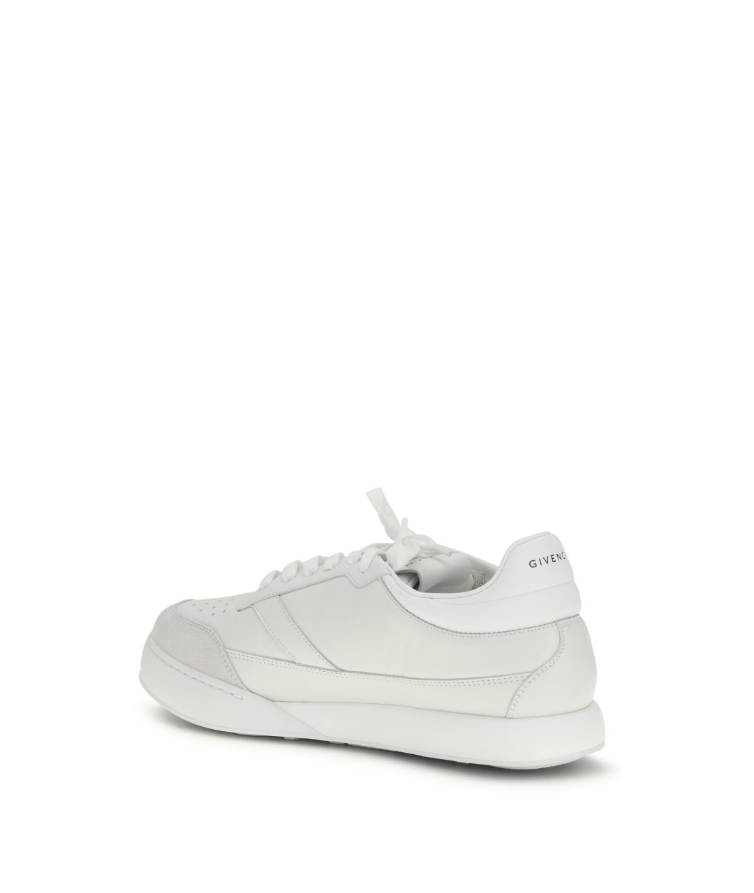 GIVENCHY Белые кожаные низкие кроссовки / кеды, фото 3