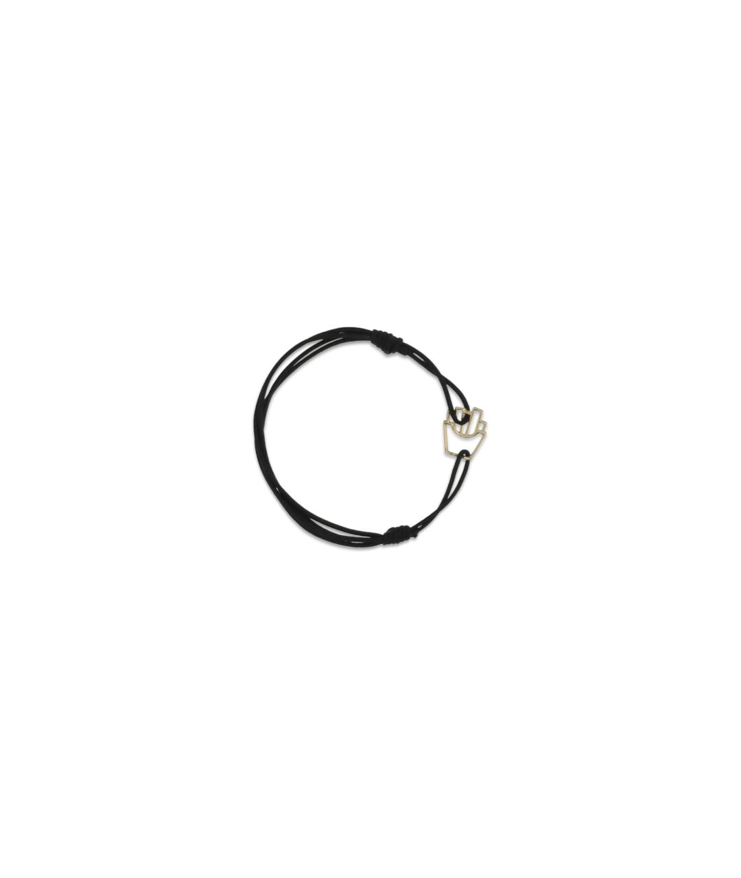 ALIITA Черный браслет из желтого золота, фото 1