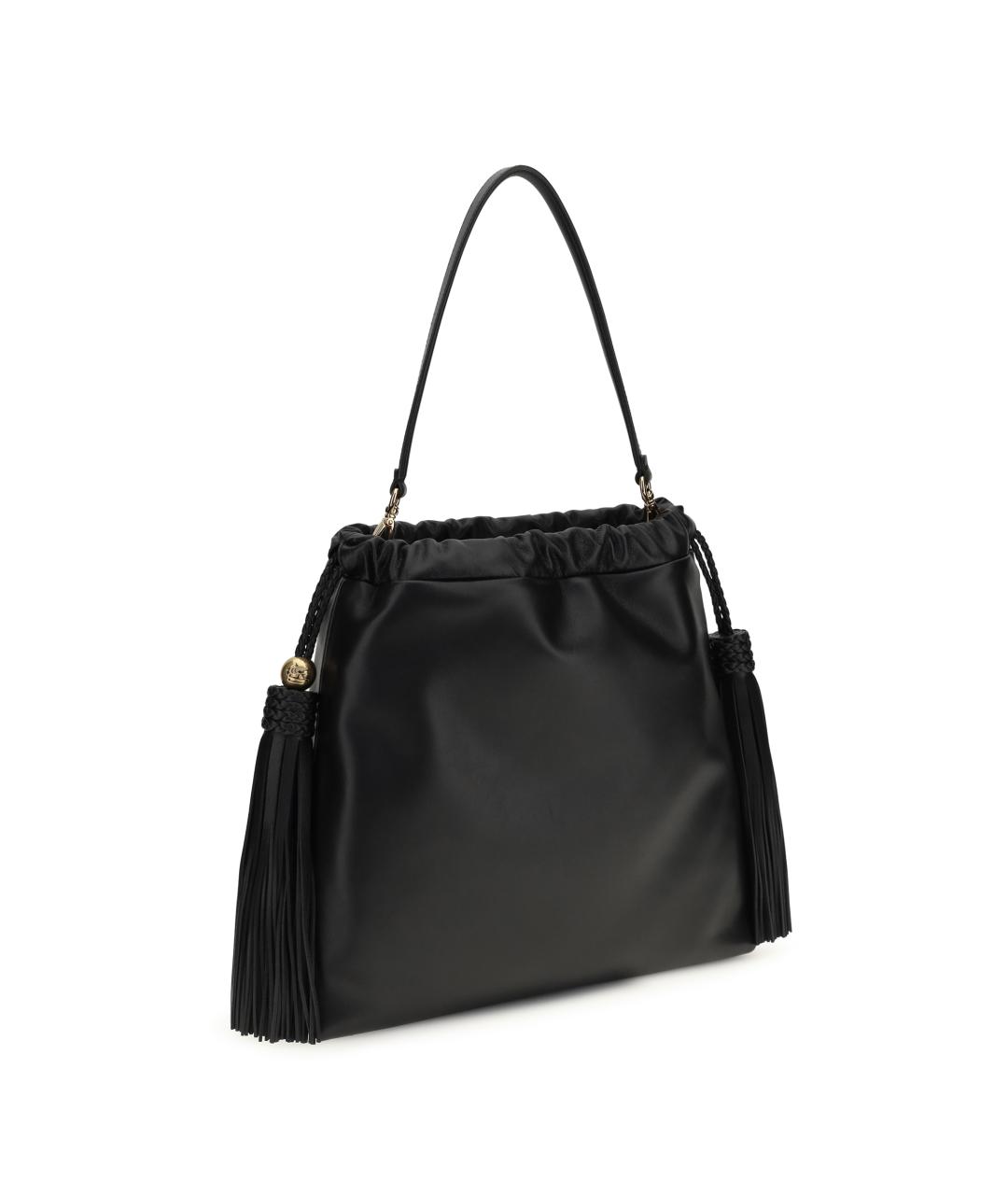 ETRO Черная кожаная сумка через плечо, фото 3