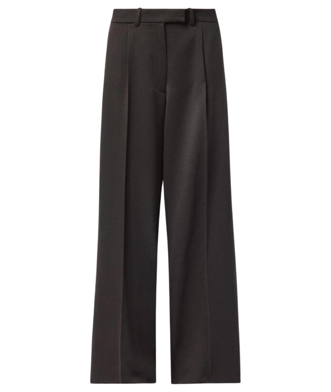 THE ROW Коричневые шерстяные брюки широкие, фото 1