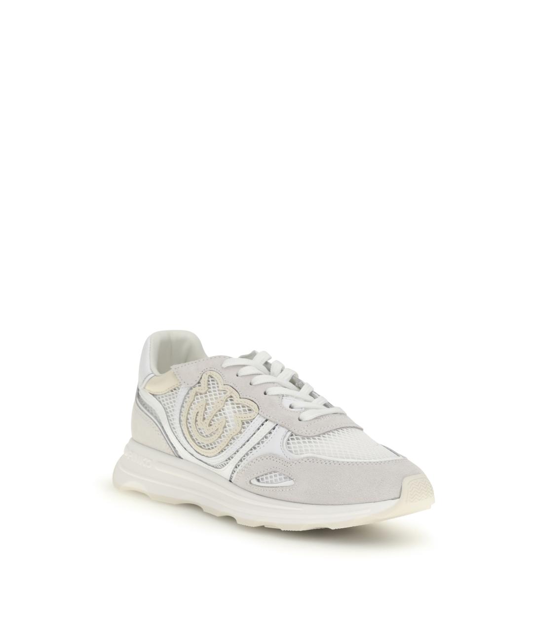 PINKO Белые замшевые кроссовки, фото 2