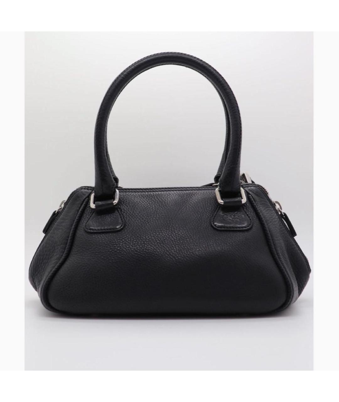 CHANEL Черная кожаная сумка тоут, фото 3