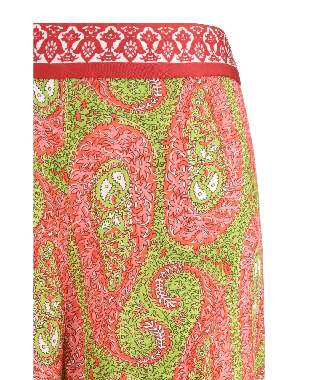 ETRO Мульти полиэстеровые прямые брюки, фото 3