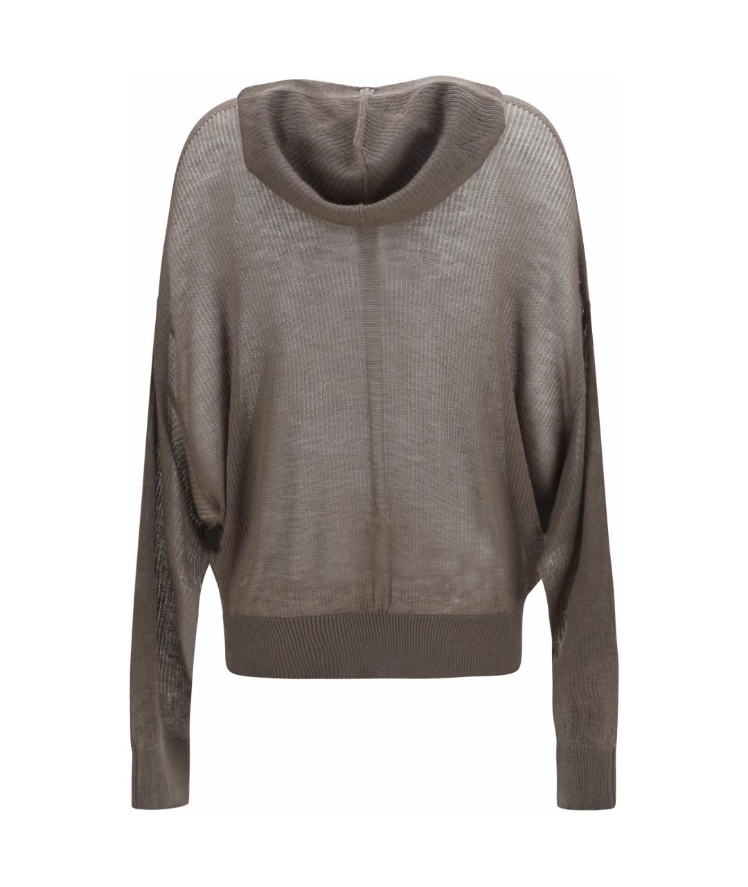 RICK OWENS Серый кашемировый джемпер / свитер, фото 2