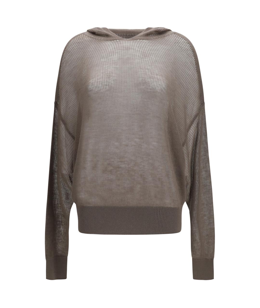 RICK OWENS Серый кашемировый джемпер / свитер, фото 1