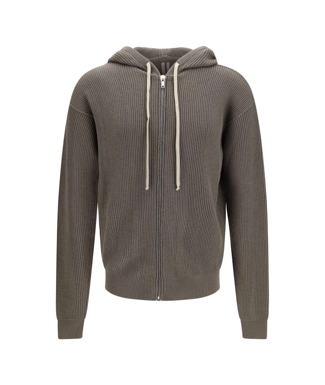 RICK OWENS Серый шерстяной джемпер / свитер, фото 1