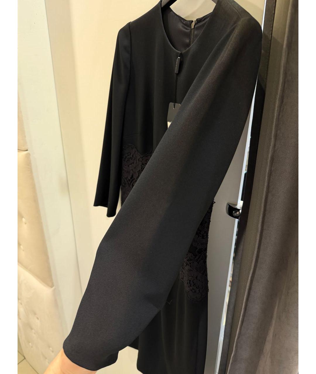 DOLCE&GABBANA Черное вискозное платье, фото 6