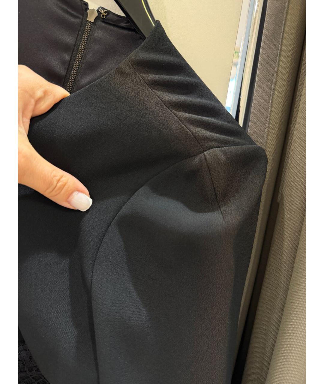 DOLCE&GABBANA Черное вискозное платье, фото 7