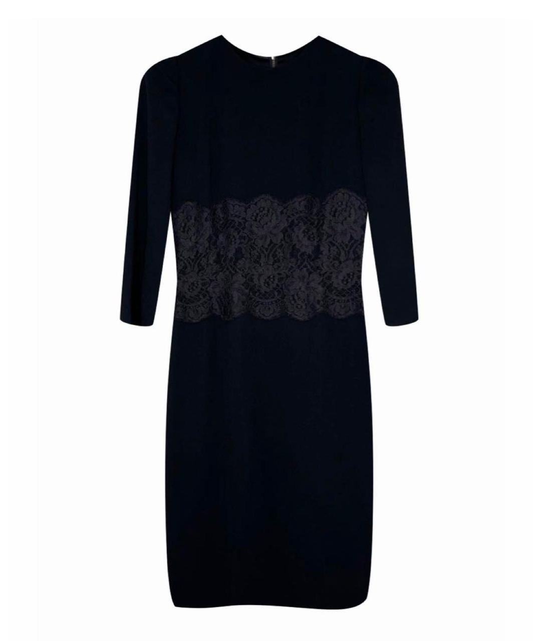 DOLCE&GABBANA Черное вискозное платье, фото 1