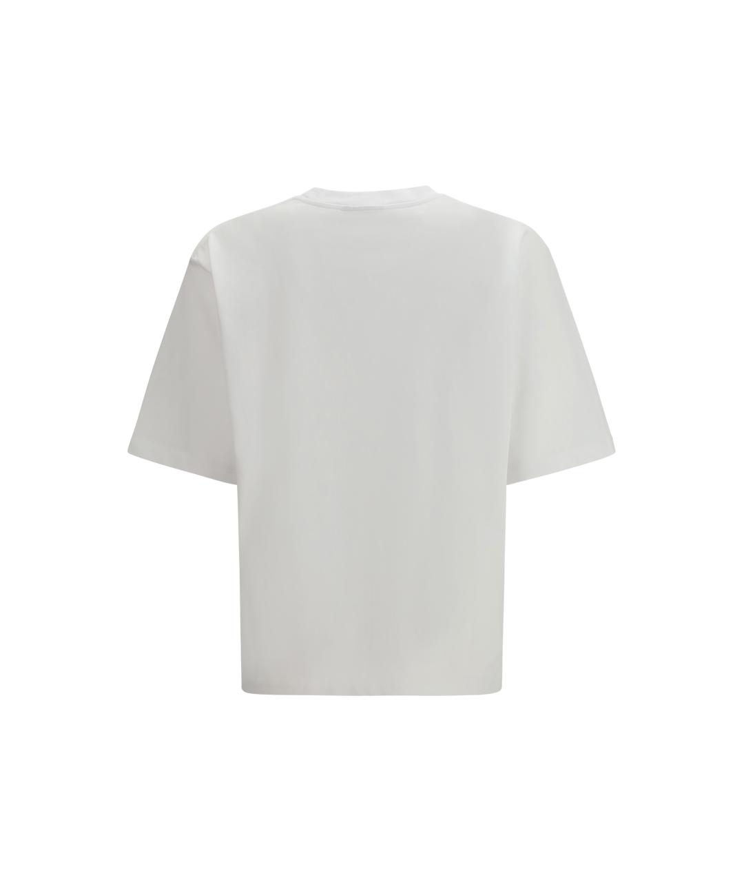 DSQUARED2 Белая хлопковая футболка, фото 2