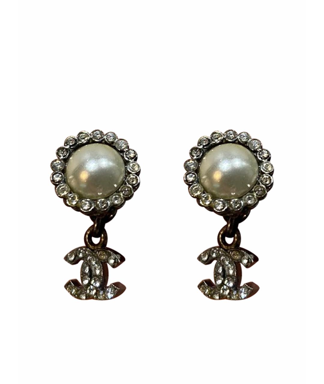 CHANEL Мульти металлические серьги, фото 1