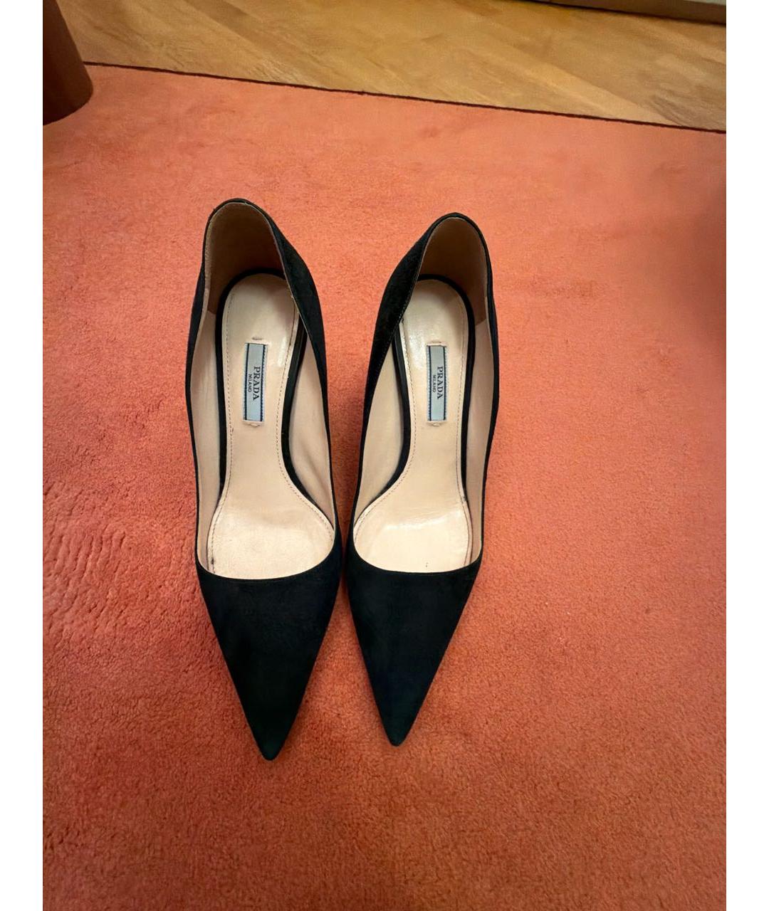 PRADA Зеленые замшевые туфли, фото 2