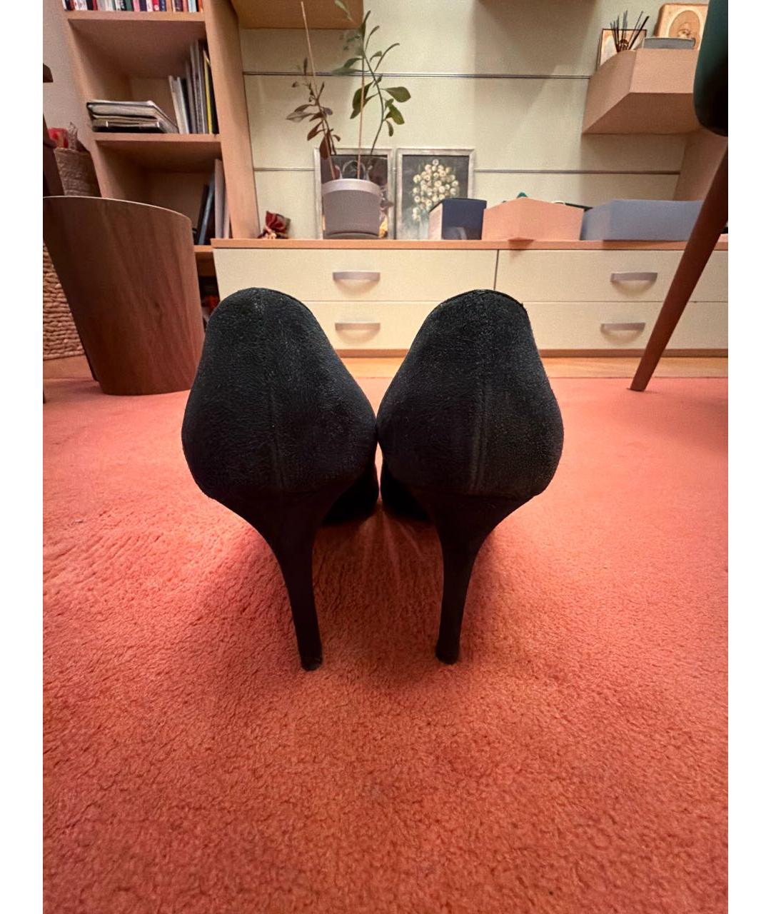 PRADA Зеленые замшевые туфли, фото 5