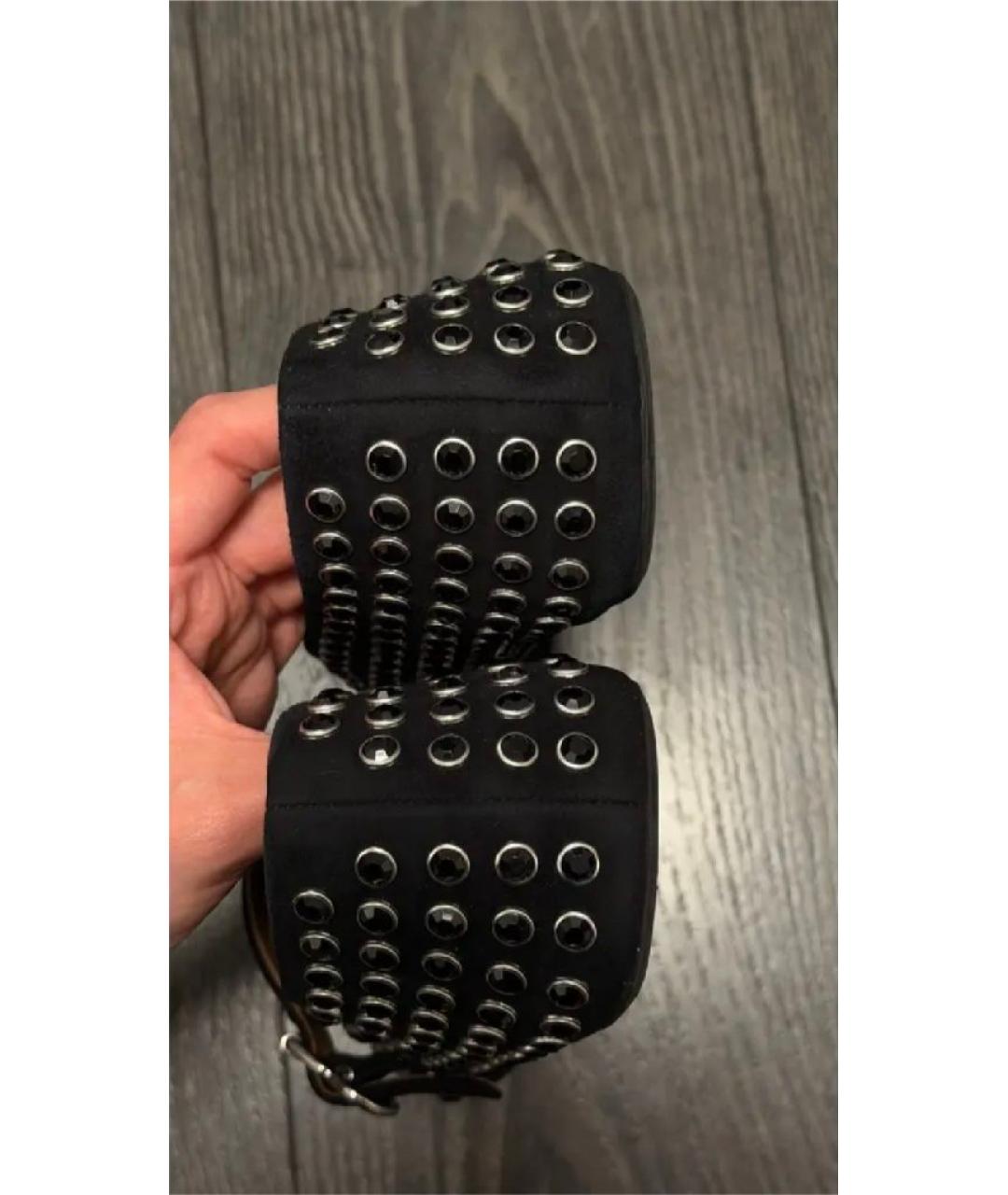 ALAIA Черные кожаные балетки, фото 4