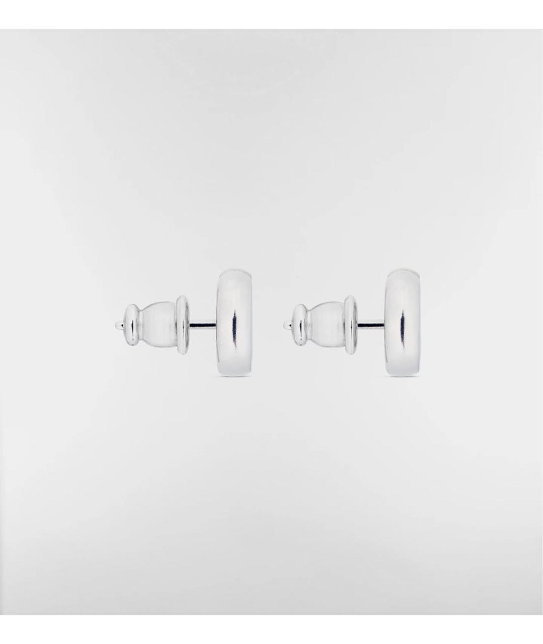 CHRISTIAN DIOR Серебряные металлические серьги, фото 3