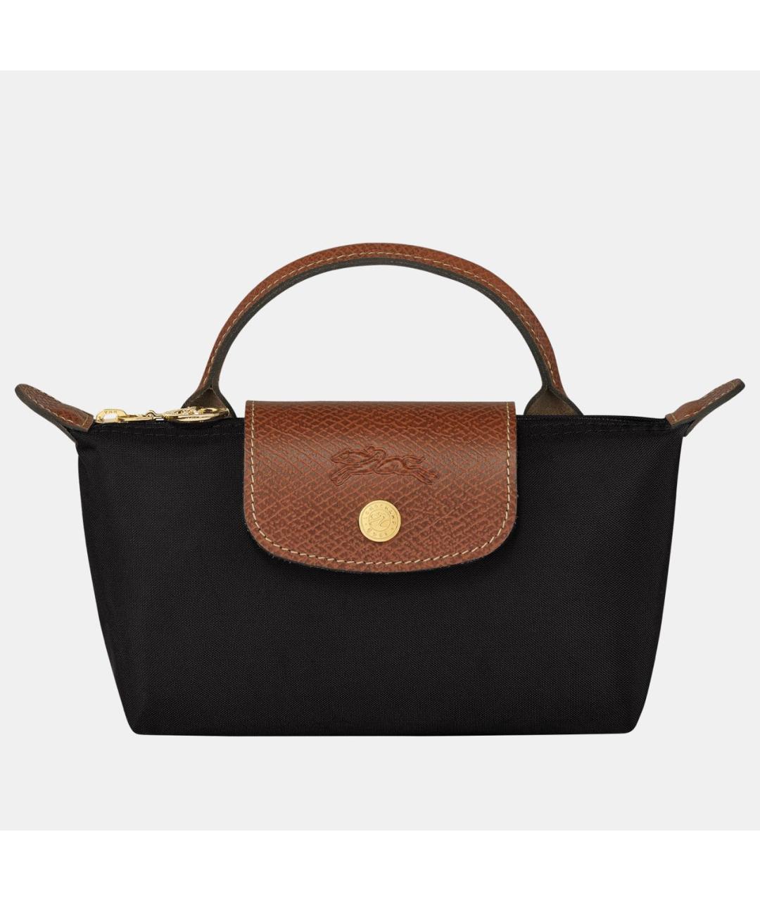 LONGCHAMP Черная тканевая сумка через плечо, фото 7