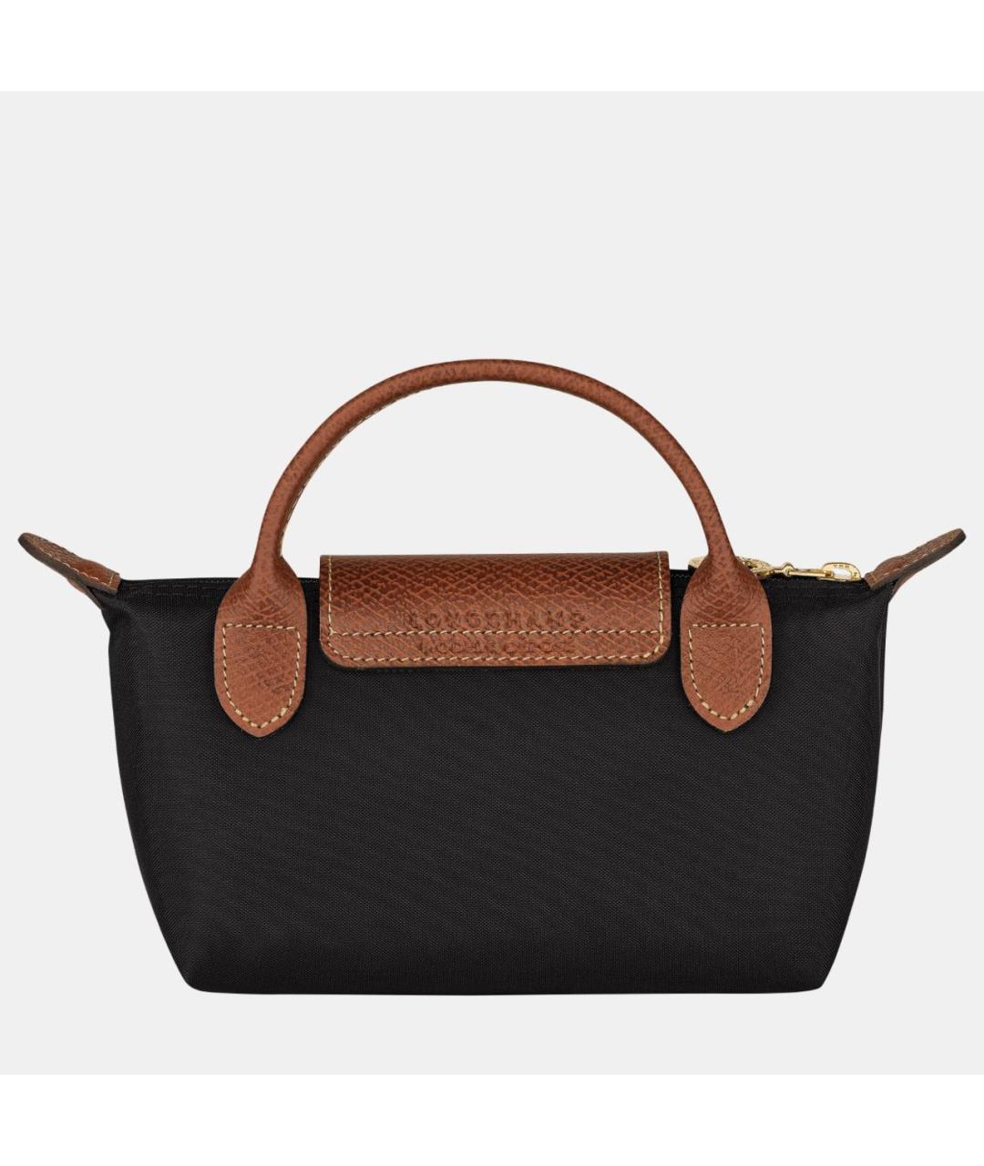 LONGCHAMP Черная тканевая сумка через плечо, фото 4