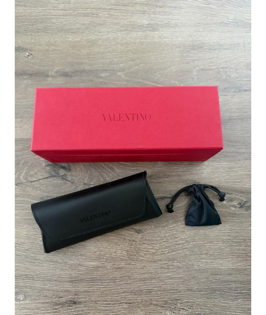 VALENTINO Золотые металлические солнцезащитные очки, фото 4