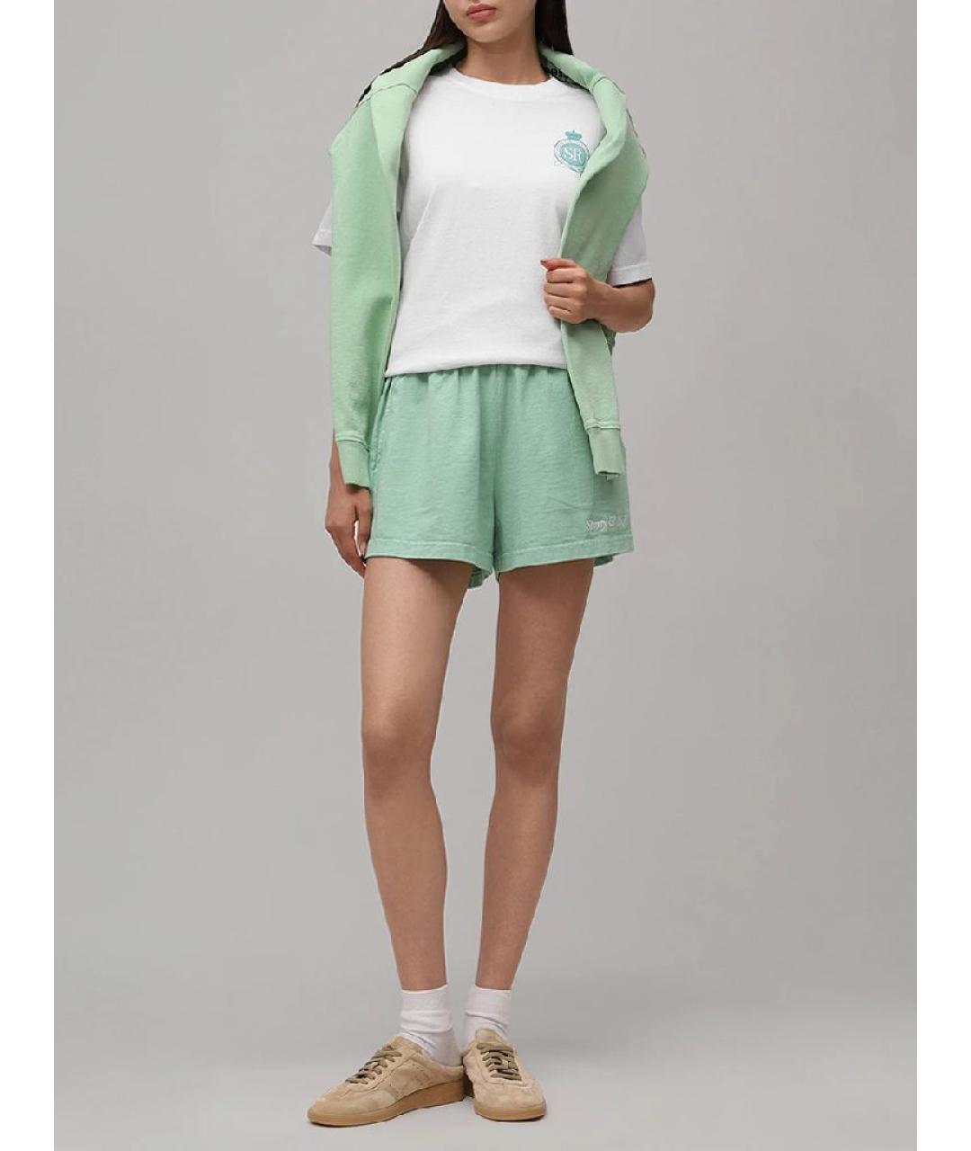 SPORTY AND RICH Белая хлопковая футболка, фото 7