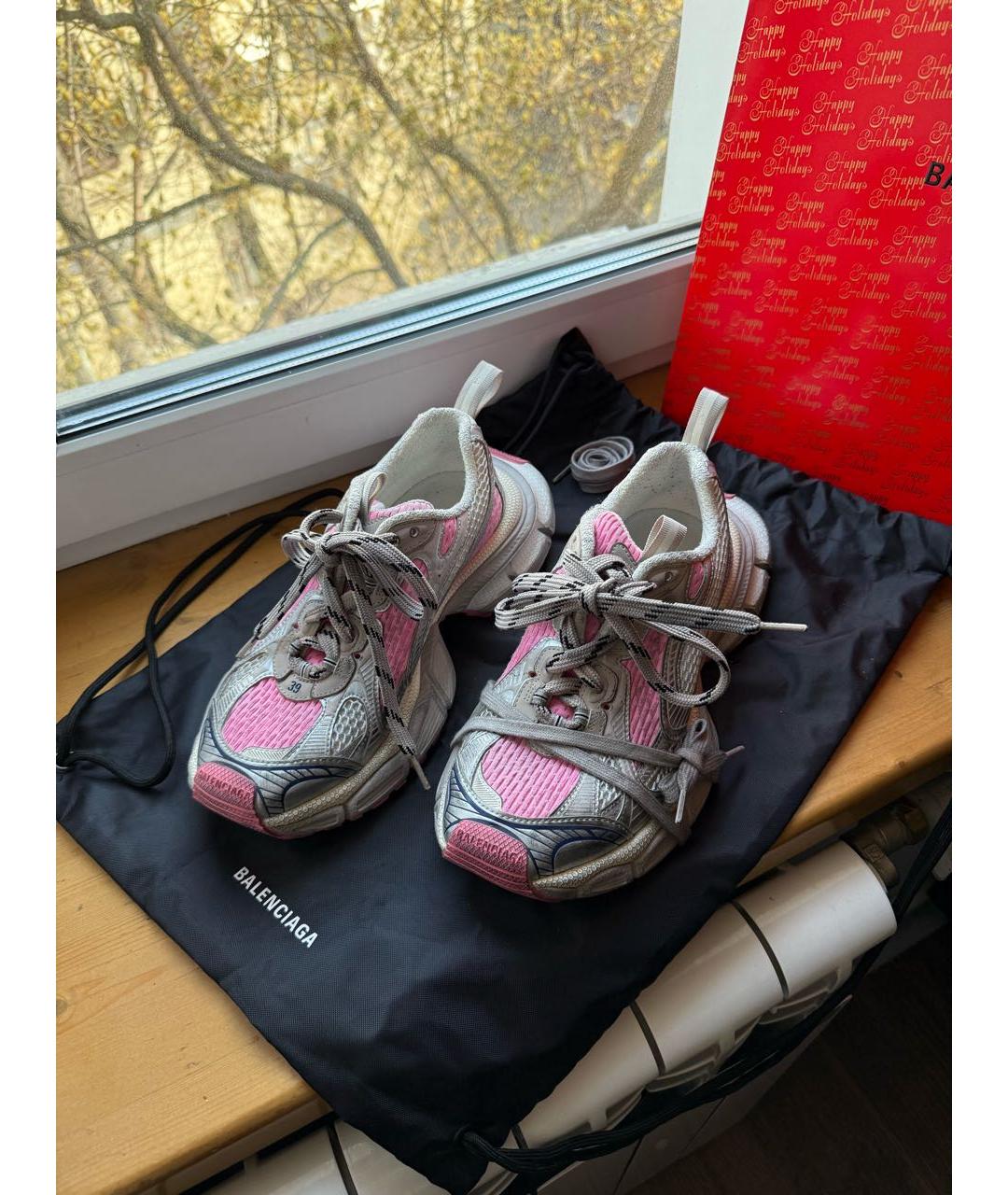 BALENCIAGA Мульти текстильные кроссовки, фото 3