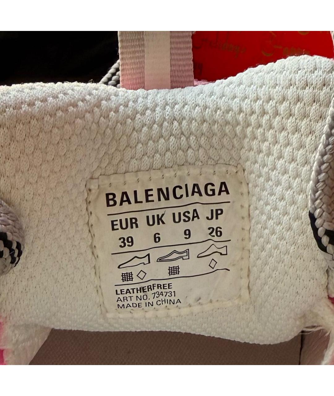 BALENCIAGA Мульти текстильные кроссовки, фото 8