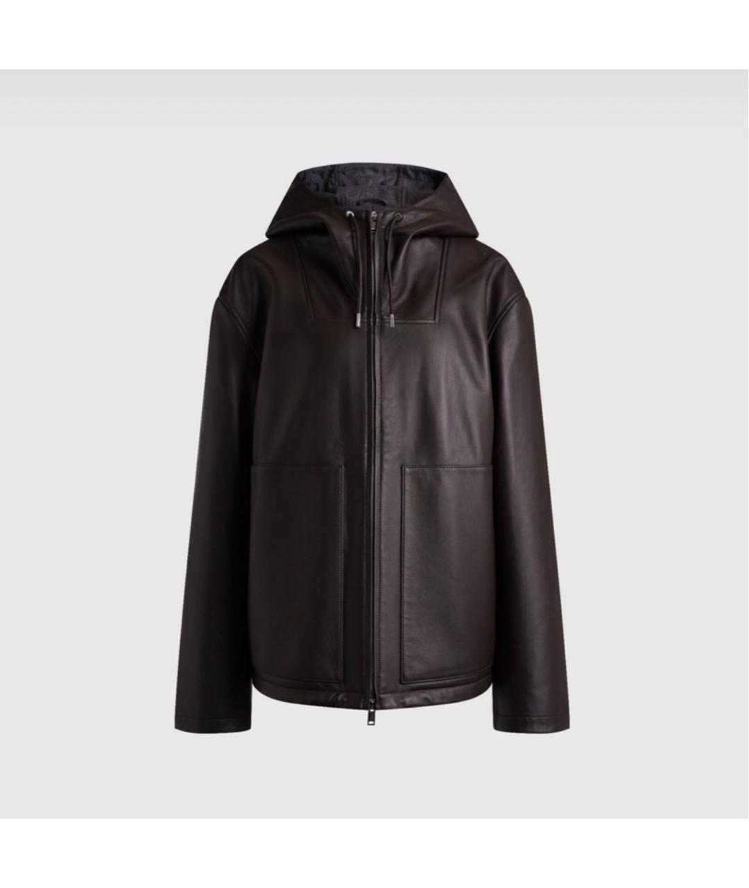 12 STOREEZ Коричневая кожаная куртка, фото 9