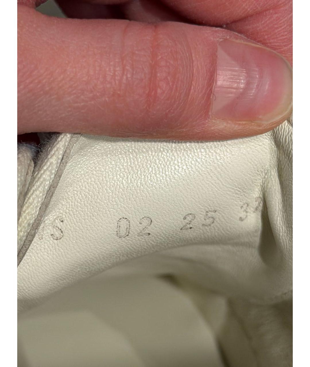 CHRISTIAN DIOR Белые резиновые кеды, фото 5