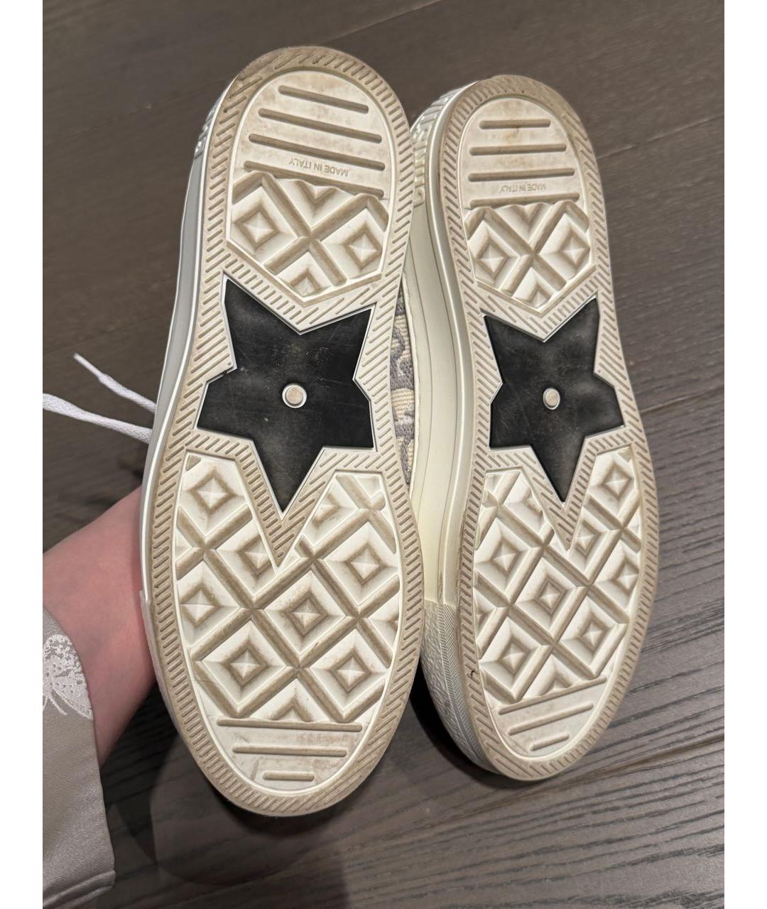 CHRISTIAN DIOR Белые резиновые кеды, фото 4