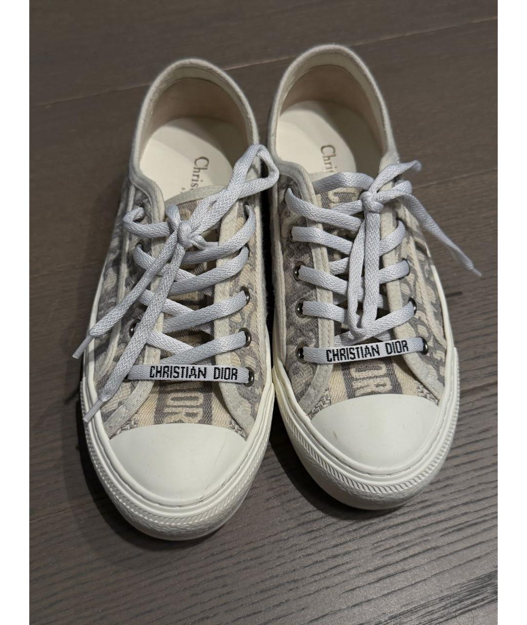 CHRISTIAN DIOR Белые резиновые кеды, фото 2