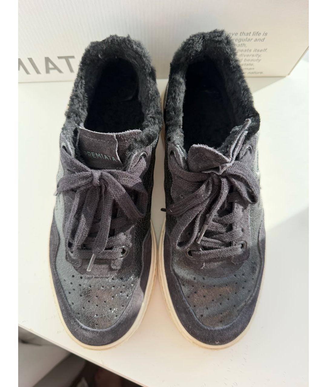 PREMIATA Черные кеды, фото 2