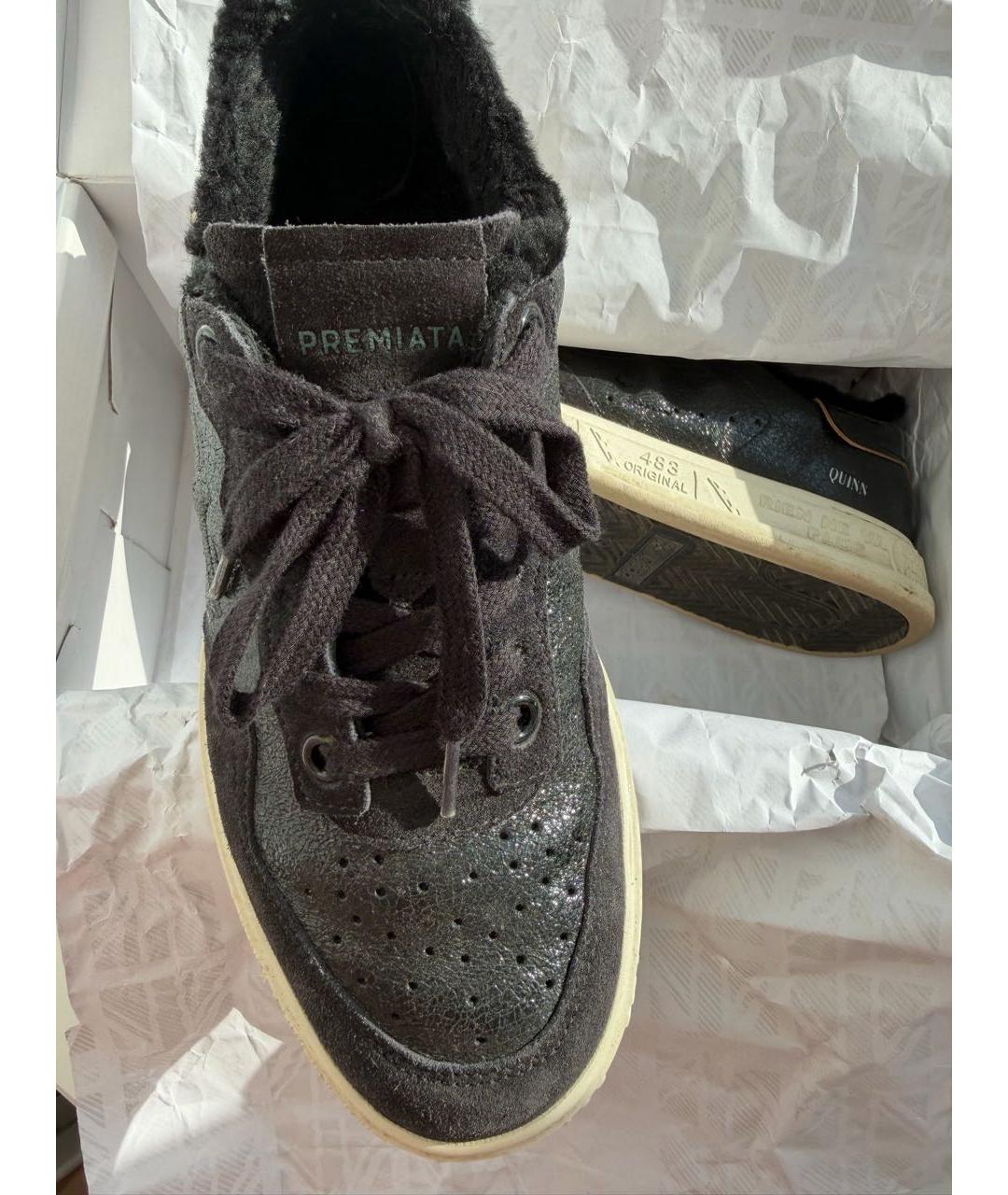 PREMIATA Черные кеды, фото 7