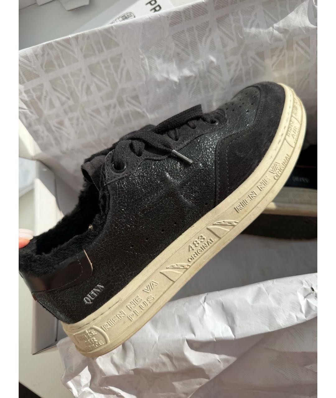 PREMIATA Черные кеды, фото 4