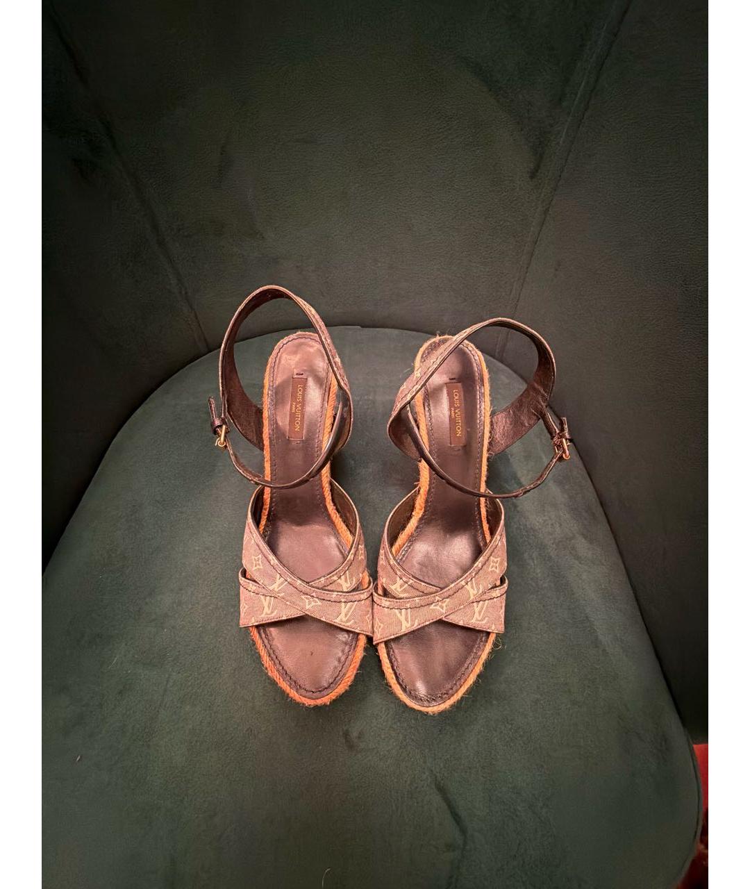 LOUIS VUITTON Мульти текстильные эспадрильи, фото 2