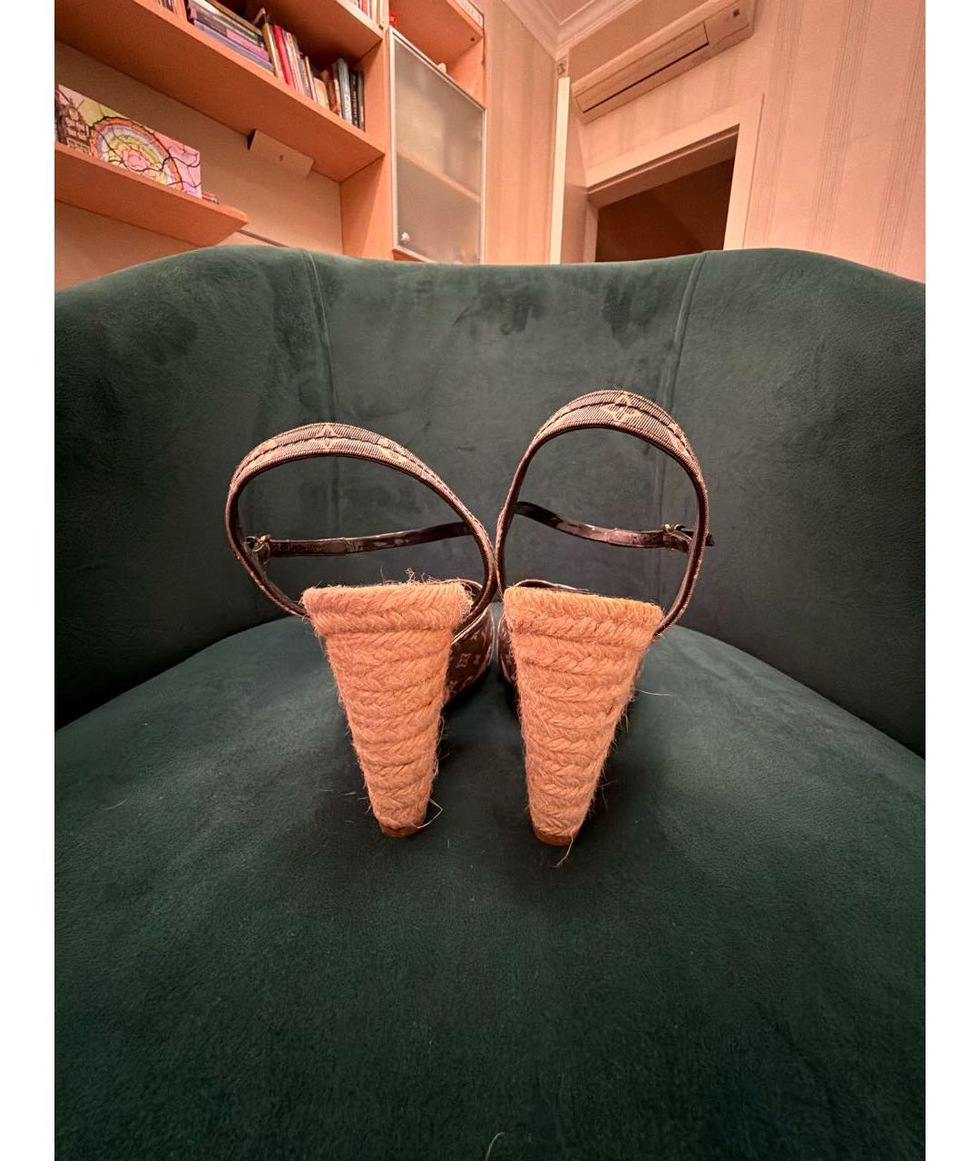 LOUIS VUITTON Мульти текстильные эспадрильи, фото 4