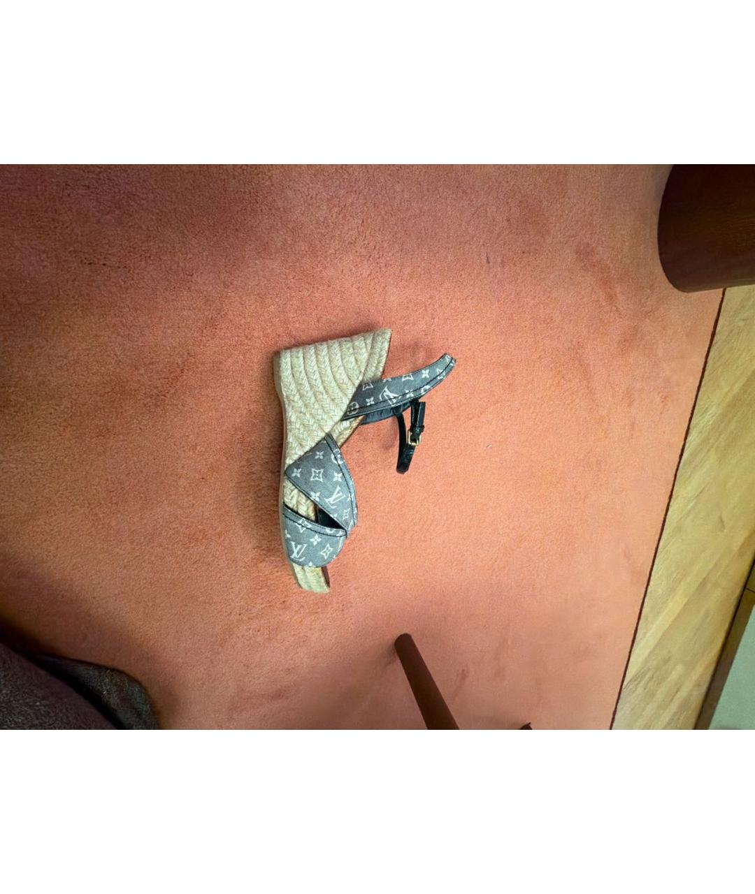 LOUIS VUITTON Мульти текстильные эспадрильи, фото 6