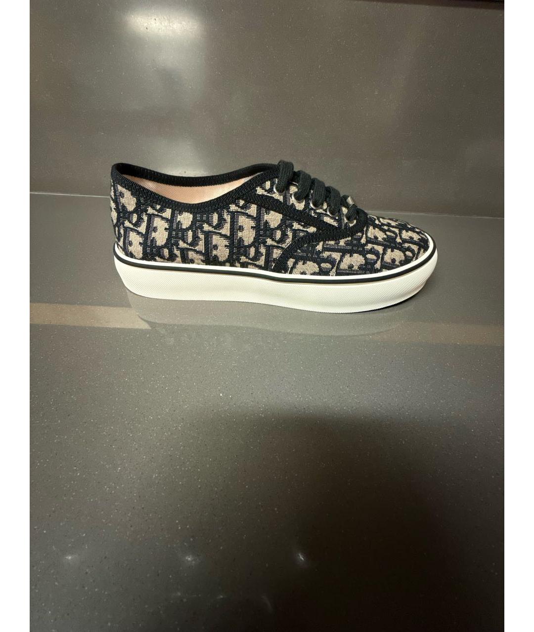 CHRISTIAN DIOR Темно-синие кеды, фото 7