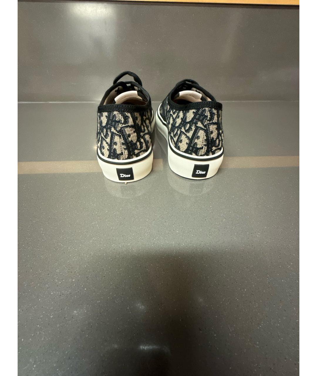 CHRISTIAN DIOR Темно-синие кеды, фото 4