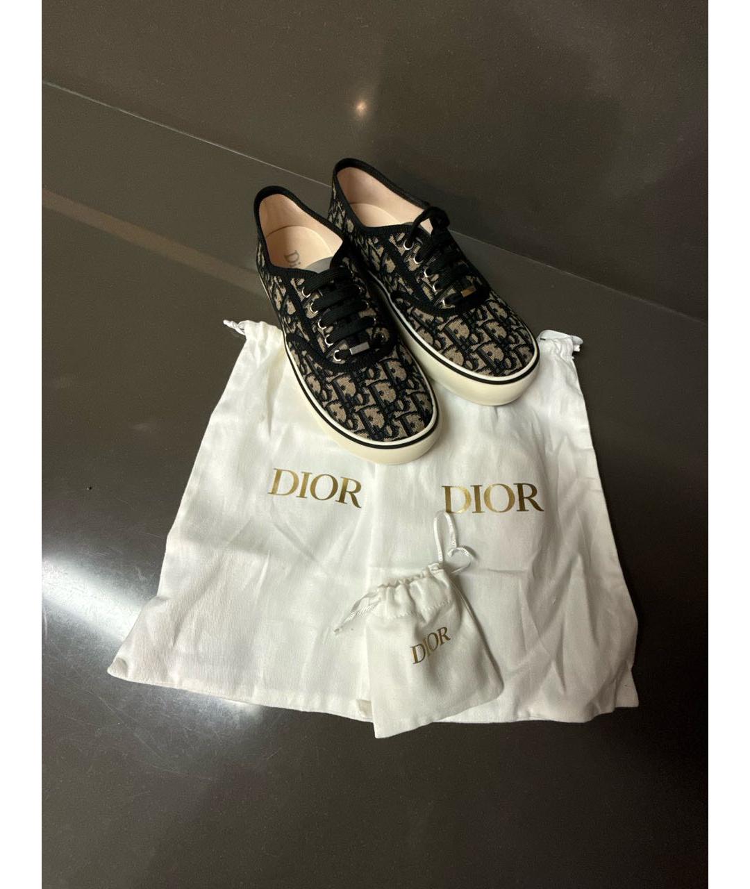 CHRISTIAN DIOR Темно-синие кеды, фото 5