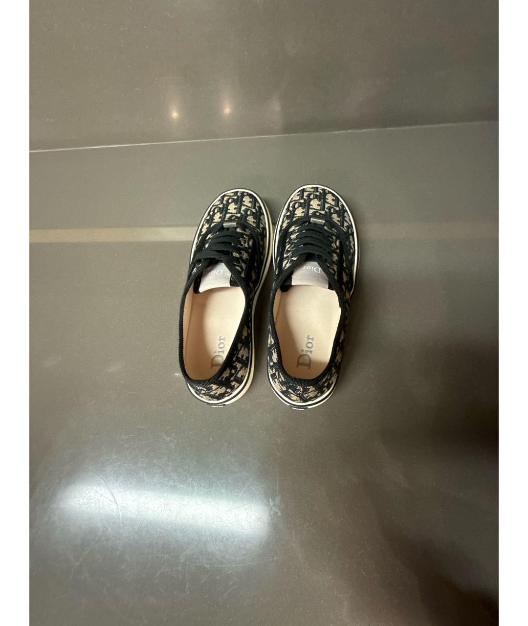 CHRISTIAN DIOR Темно-синие кеды, фото 3