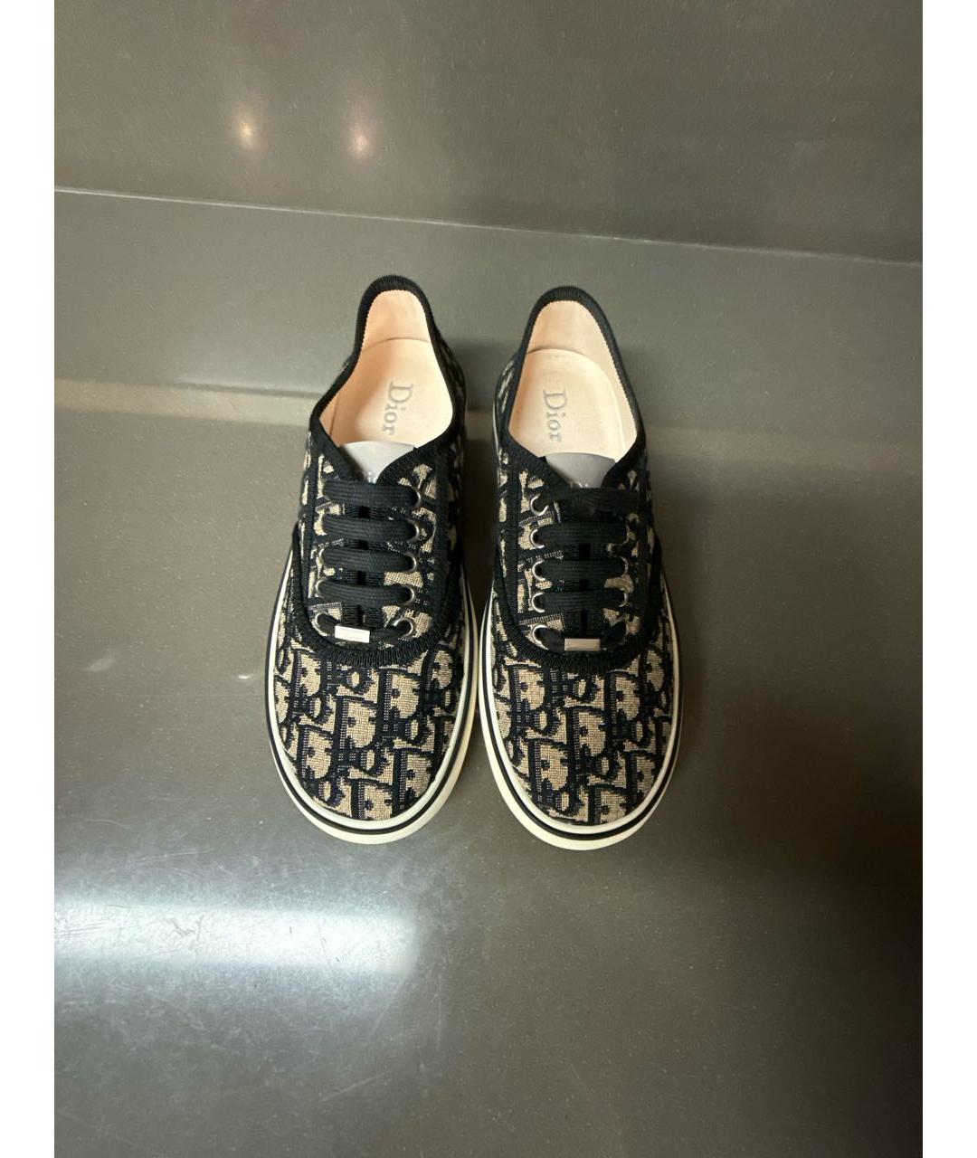 CHRISTIAN DIOR Темно-синие кеды, фото 2