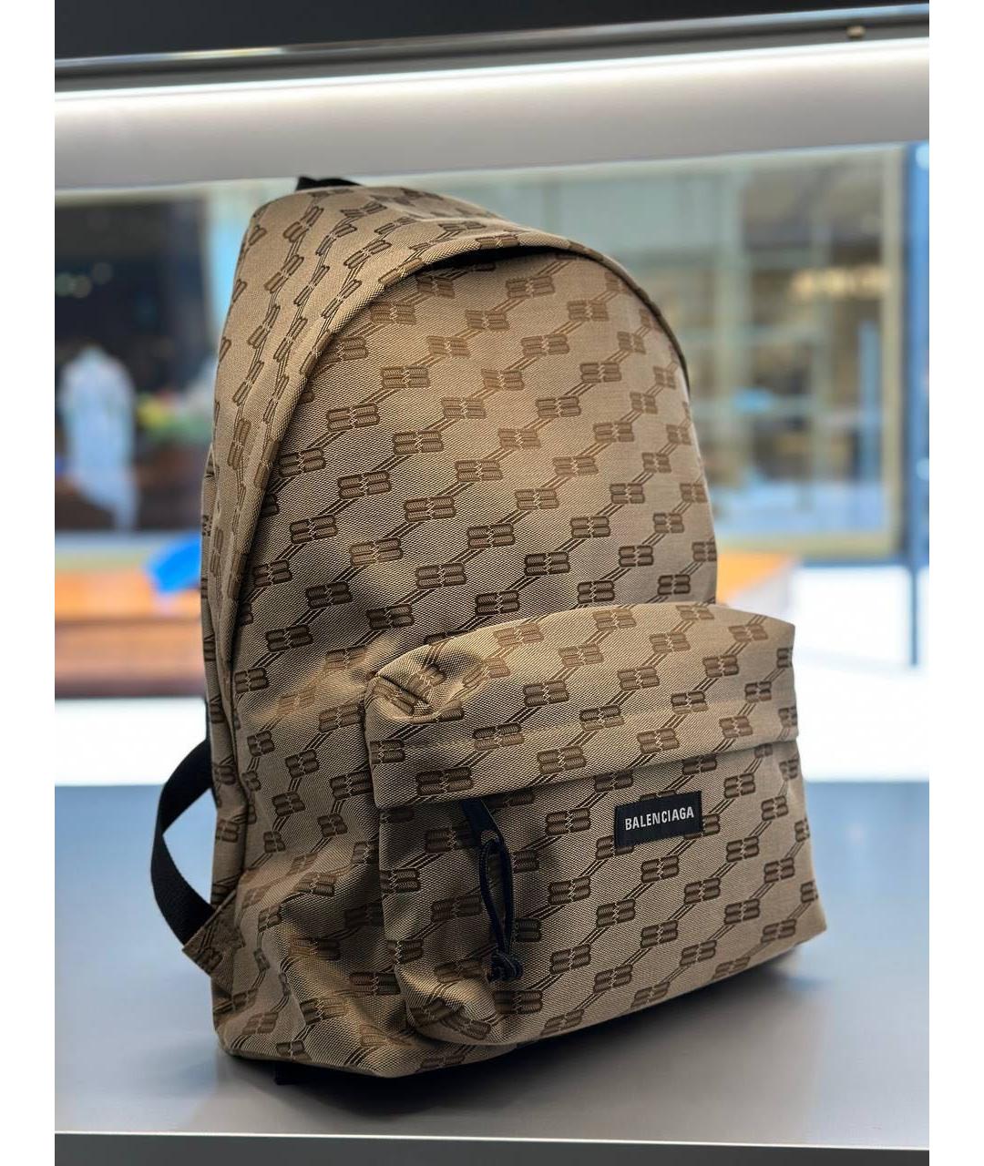 BALENCIAGA Коричневый рюкзак, фото 2